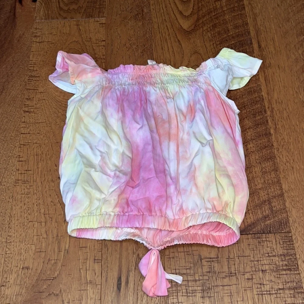 Vintage Havana Girl’s Pink and Yellow Matching Set Size S
